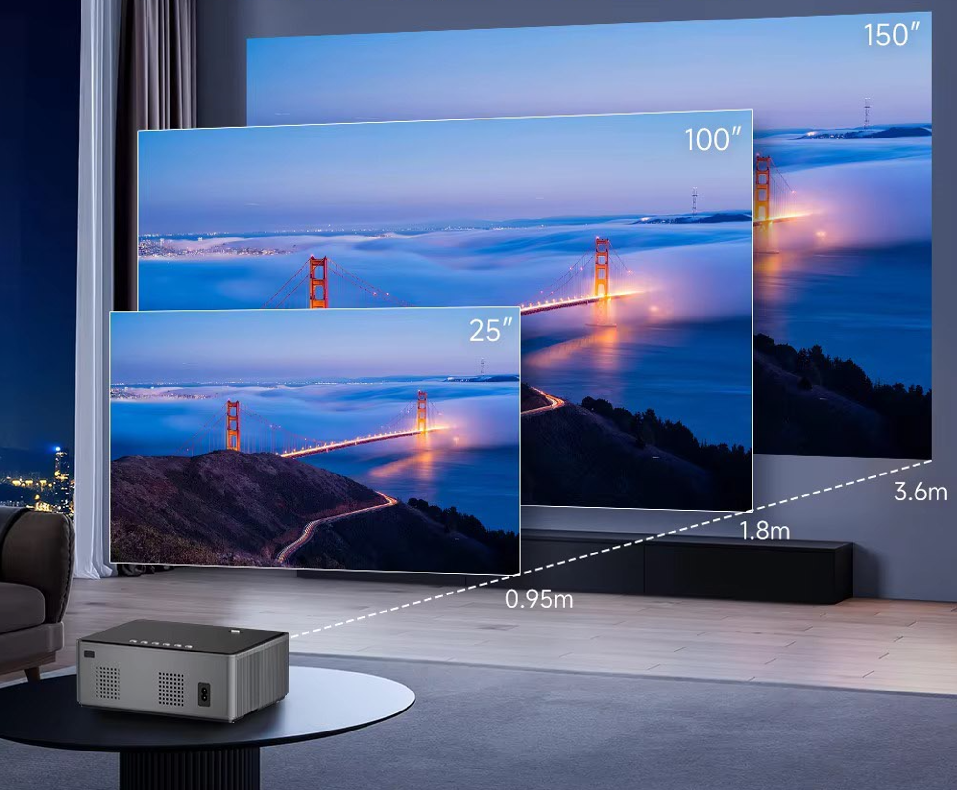 Nordicast Pro (1080p) - 4K (150")